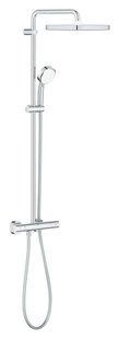 Душова система з термостатом Grohe New Tempesta, хром, 2 режими, Німеччина (26689000) 26689000 фото