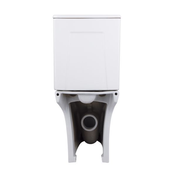 Унітаз-компакт Qtap Presto безобідковий з сидінням Soft-close QT24221217AW, підлоговий, білий колір SD00045982 фото