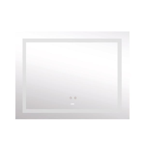 Дзеркало Lidz Kubis 1000х800 з LED-підсвічуванням Touch, з антизапотіванням, з диммером, рег. яскравості SD00052335 фото