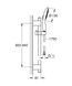 Душевой гарнитур Grohe Power&Soul со штангой, 4 режима струи, хром (27738000) 27738000 фото 5