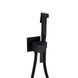 Набір для гігієнічного душу Qtap Inspai-Varius прямокутний QT259710842859NB Black Matt, змішувач, шланг SD00048969 фото 3