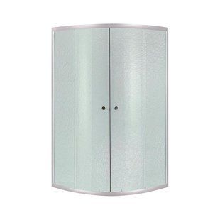 Душевая кабина Lidz Latwa SC90x90.SAT.LOW.FR, стекло Frost 4 мм без поддона, форма четверть круга SD00047616 фото
