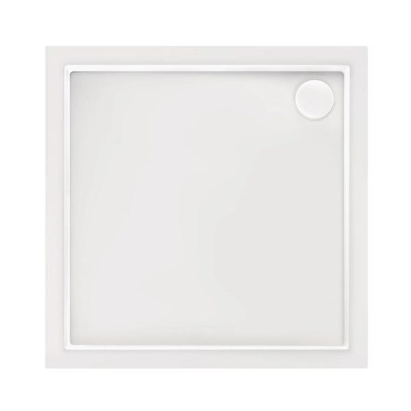 Набор Qtap душевая кабина Taurus CRM1011SC6 Clear 100х100 см + поддон Tern 301112, квадратная форма, SD00045637 фото