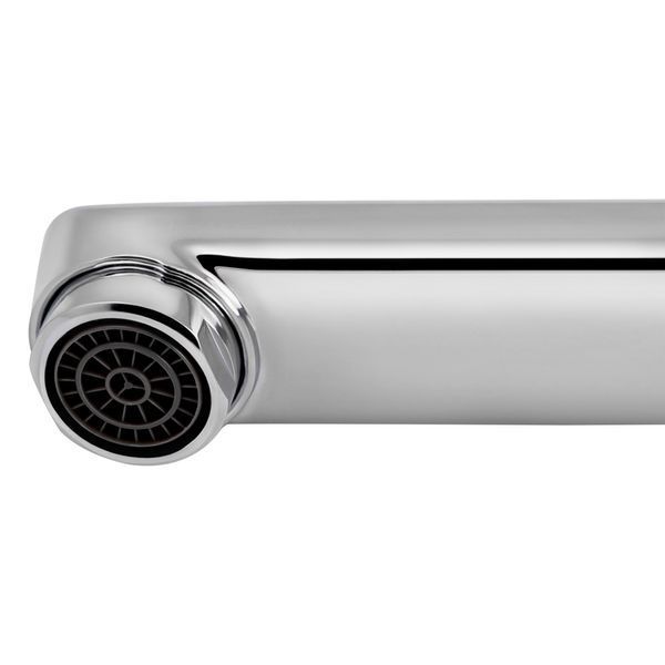 Змішувач для кухні Lidz Lamb 276F двовентильний LDLAM276FCRM22019 Chrome, з гнучким підведенням та поворотним SD00028116 фото