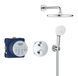 Душова система прихованого монтажу GROHE Grohtherm з термостатом та хромованим покриттям (34872000) 34872000 фото 4