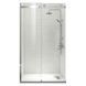 Дверь в нишу Koer SR SD01 140x200 см с прозрачным стеклом 8 мм, хром (KR5380) KR5380 фото 1
