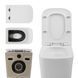 Унитаз напольный Qtap Tern безбачковый Ultra Quiet безободковый с сиденьем Soft-close WHITE QT17223303AW SD00052586 фото 4
