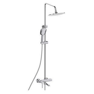 Душова колонка MIXXUS PREMIUM EDEM 009-J з змішувачем, хром, короткий вилив, настінний монтаж (MI5837) MI5837 фото