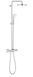 Душова система з термостатом Grohe BauClassic Neutral, Хром, 2 режими (26699000) 26699000 фото 1