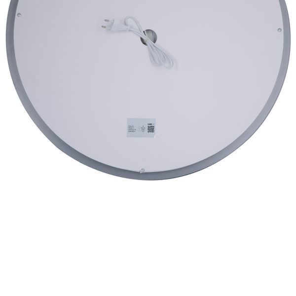 Дзеркало Lidz Aria R600 з LED-підсвічуванням Touch, з антизапотіванням, з димером, рег. яскравості, 600х600 LD78LR600 SD00052337 фото
