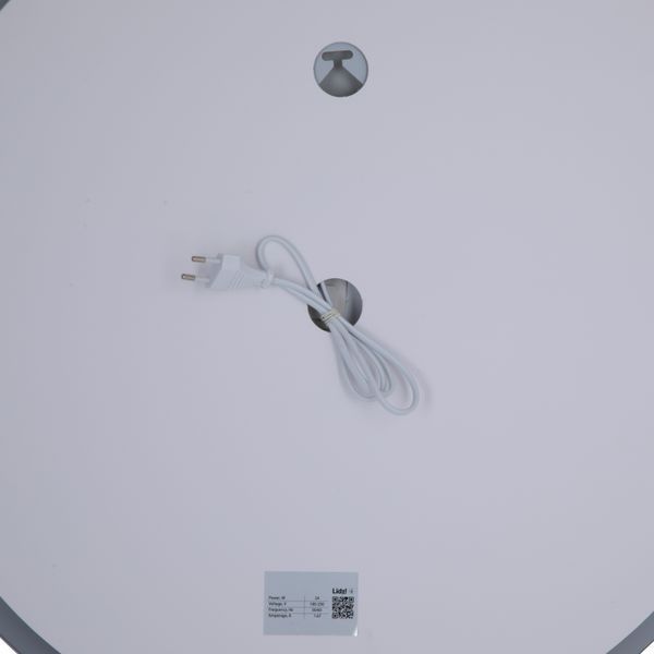Дзеркало Lidz Aria R600 з LED-підсвічуванням Touch, з антизапотіванням, з димером, рег. яскравості, 600х600 LD78LR600 SD00052337 фото
