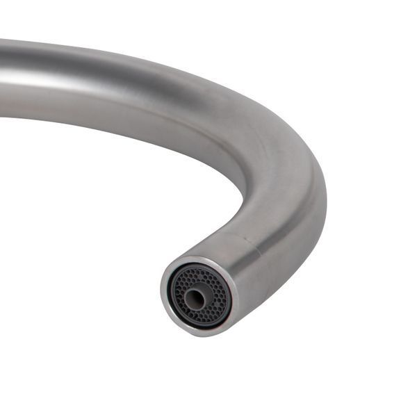 Смеситель для кухни Lidz Aria 020F (k35) LDARI020FNKS43365 Nickel, однорычажный, поворотный излив SD00049488 фото