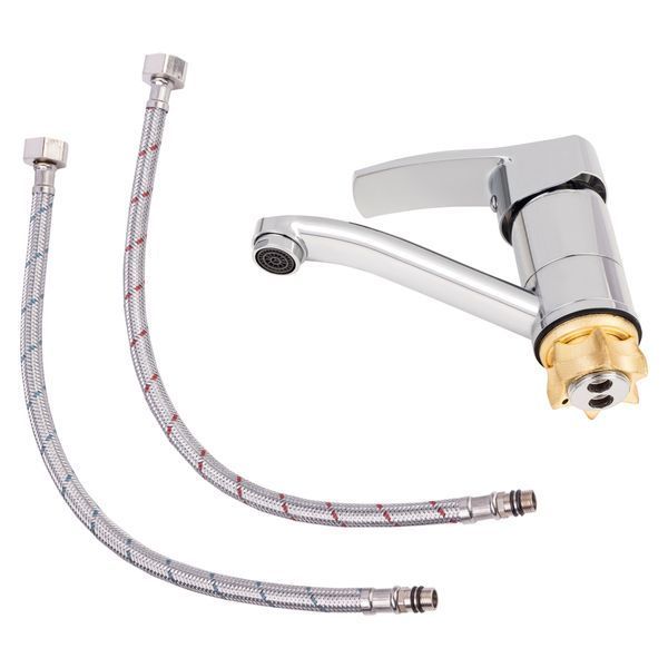 Змішувач для кухні Lidz Anny 003M (k40) LDANN003MCRM35093 Chrome, одноважільний, поворотний вилив SD00041197 фото