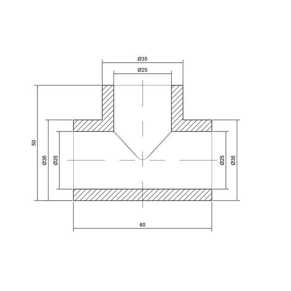 Трійник PPR Thermo Alliance 25 SD00029351 фото