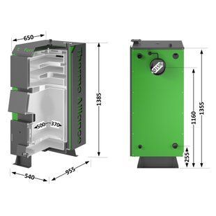 Котел твердопаливний сталевий Thermo Alliance Ferrum Plus V 4.0 FSF+ 30 SD00051335 фото
