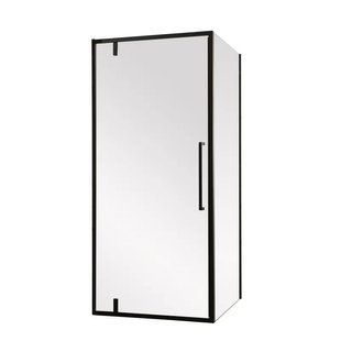 Душова кабіна без піддону Mixxus Premium BEVEL SC01-90x90, чорне скло 6мм (MI6864) MI6864 фото