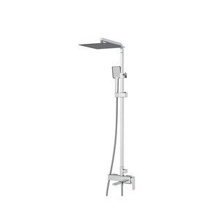Душова колонна KOER KB-56010-01 з змішувачем, хром, 3 режими, шланг 150 см (KR3494) KR3494 фото
