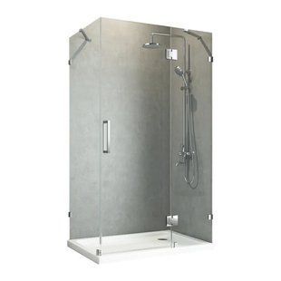 Боковая стенка для душевой кабины KOER SR SW04 90x200 с прозрачным стеклом 10мм хром (KR5390) KR5390 фото