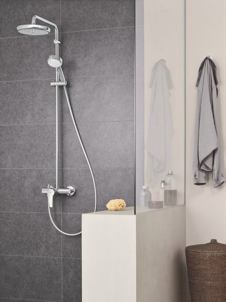 Душова система Grohe New Tempesta Cosmop з змішувачем, хром, 2 режими (26224001) 26224001 фото