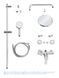 Душова система Grohe New Tempesta Cosmop з змішувачем, хром, 2 режими (26224001) 26224001 фото 3