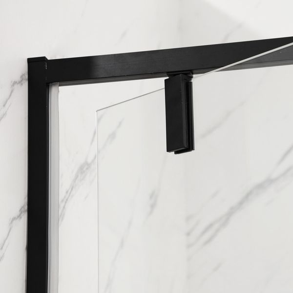 Душова кабіна без піддону Mixxus Premium BEVEL SC01-90x90, чорне скло 6мм (MI6864) MI6864 фото