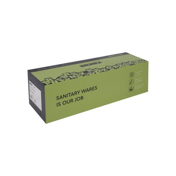 Смеситель для ванны Brinex Pure 005 с длинным поворотным изливом (с душевым гарнитуром) Nickel BRIPUR005NKL SD00053173 фото