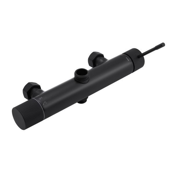 Душова система універсальна Qtap Scorpio на два споживача QTSCO51105OGB Black Matt, латунь, одноручний змішувач SD00048323 фото