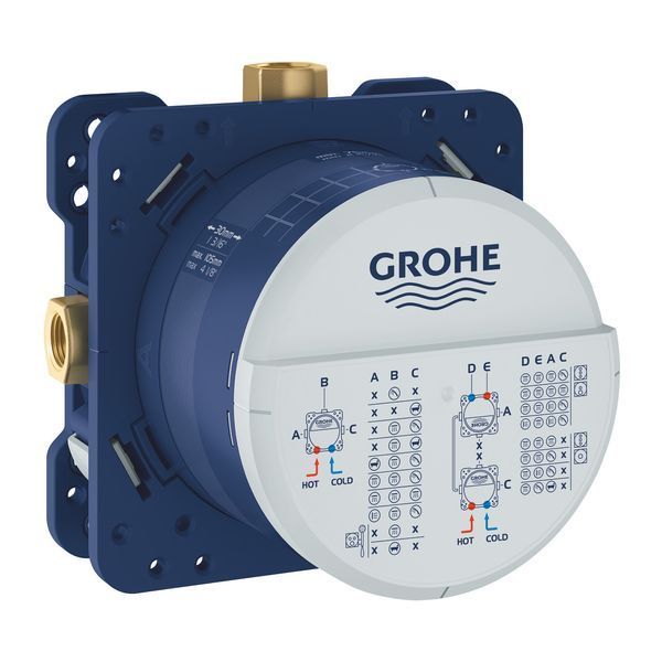 Душова система Grohe Grohtherm SmartControl 26416SC3, хром, 2 режими струї, вбудований монтаж (26416SC3) 26416SC3 фото