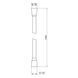 Шланг для ручного душу Qtap Hadice 1200 мм QT054BL43073 Чорний Мат, нержавіюча сталь, для душу SD00049190 фото 2
