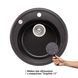 Кухонная мойка Lidz D510/200 GRF-13 (LIDZGRF13D510200) SD00043320 фото 3