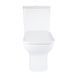 Унітаз підлоговий Qtap Aries Rimless безобідковий з сидінням Soft-close WHITE QT03228302W, з горизонтальним випуском SD00052628 фото 2