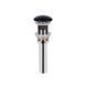 Комплект Qtap Nando LT: Раковина подвесная прямоугольная 500х420х120 мм Matt Black + Донный клапан PU03O SD00053446 фото 4