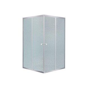 Душевая кабина Lidz Wawel SC80x80.SAT.LOW.FR, стекло Frost 4 мм без поддона, квадратная, раздвижные двери SD00047620 фото