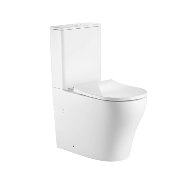 Унітаз підлоговий Qtap Virgo Ultra Quiet безобідковий з сидінням Soft-Close WHITE QT18226092AW, 27 років гарантії SD00052581 фото