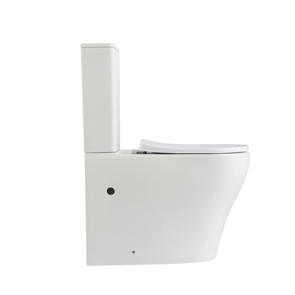 Унітаз підлоговий Qtap Virgo Ultra Quiet безобідковий з сидінням Soft-Close WHITE QT18226092AW, 27 років гарантії SD00052581 фото