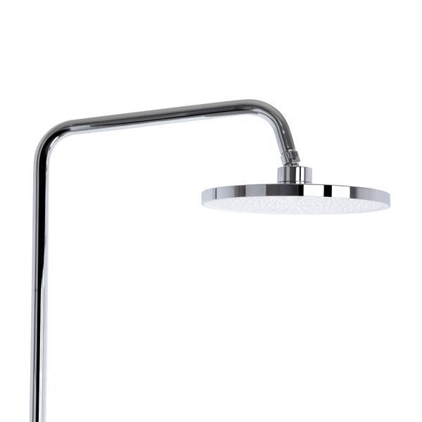 Душова система універсальна Qtap Jay на три споживача (з виливом) QTJAY111CRW45555 Chrome/White, латунь, одноручний SD00051679 фото