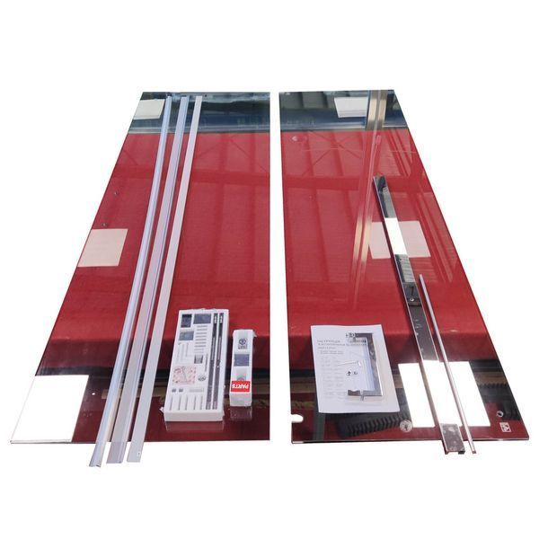 Двері в нішу Koer SR SD02, 120x200 см, прозоре скло 8 мм, хром, розсувна (KR5384) KR5384 фото