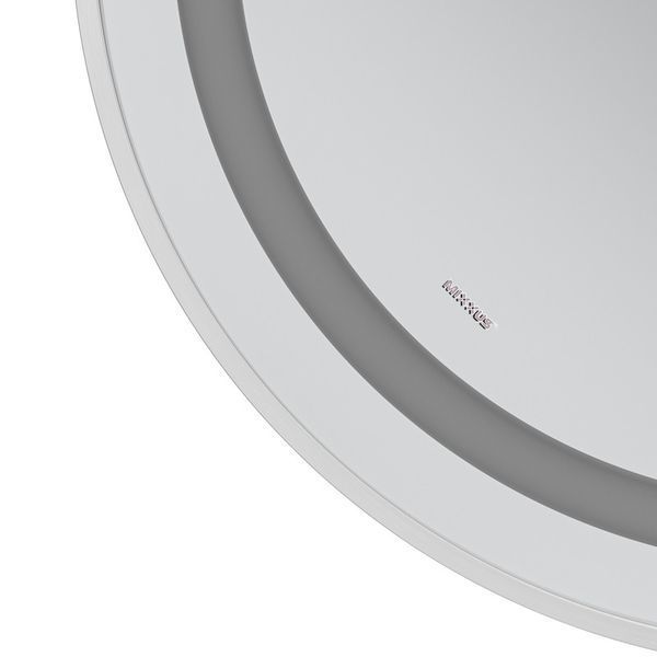 Дзеркало Mixxus Premium ELLIPSE MV05-80x70-REVERSE WHITE (LED Touch, Anti-fog, димер (3-6kK)) (MP664 MP6645 фото
