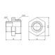 Ніпель редукційний SD Forte 3/8"х1/4" SF35996 SD00002591 фото 2