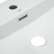 Комплект Qtap Nando LT: Раковина підвісна прамокутна 600х440х130 мм White + Донний клапан PU02O SD00053450 фото 5