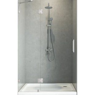 Двері в нішу Koer SR SD04 100x200 см, скло 10 мм, хром, Easy Clean (KR5386) KR5386 фото