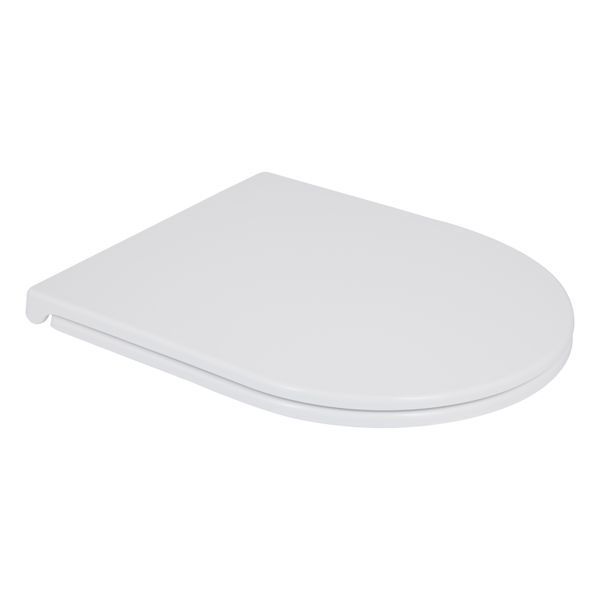Унітаз підвісний Qtap Taurus безобідковий з сидінням Soft-close QT2433084EUQW SD00051552 фото