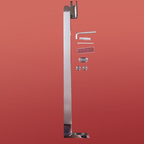 Двері в нішу Koer SR SD04 100x200 см, скло 10 мм, хром, Easy Clean (KR5386) KR5386 фото