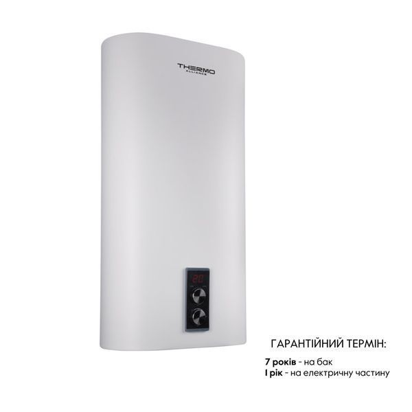 Водонагреватель электрический Thermo Alliance 100 л плоский вертикальный, мокрый ТЭН 2 кВт (0,8+1,2) DT100V20G(PD)/2 SD00046738 фото