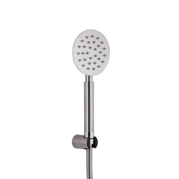 Смеситель для ванны Brinex Pure 006 с поворотным изливом (с душевым гарнитуром) Nickel BRIPUR006NKL SD00053175 фото