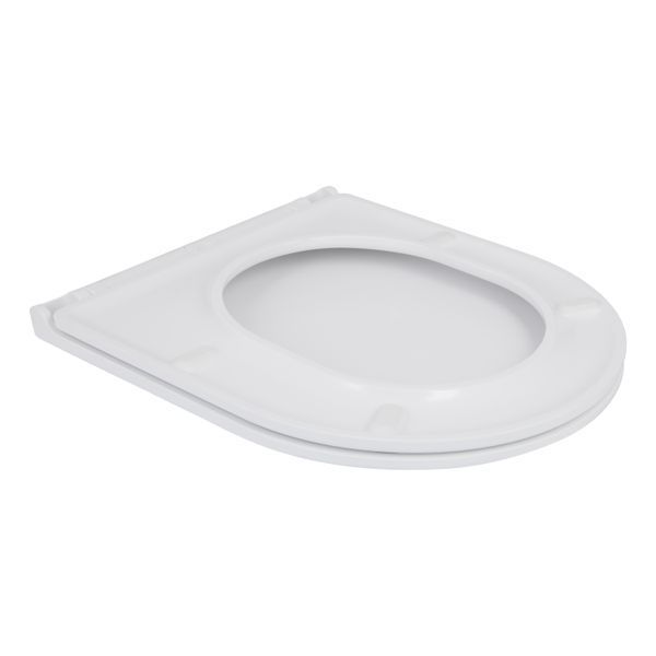 Унітаз підвісний Qtap Taurus безобідковий з сидінням Soft-close QT2433084EUQW SD00051552 фото