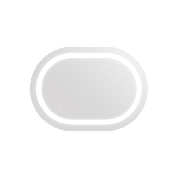 Дзеркало Qtap Gemini 600х800 з LED-підсвічуванням Touch, з антизапотіванням, з диммером, рег. темп. Кольори SD00052321 фото