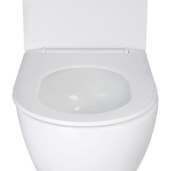 Унітаз підвісний Qtap Robin Mew безобідковий з сидінням Soft-close QT1333046EUQW SD00050601 фото
