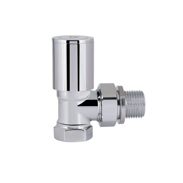 Кран радіаторний SD Forte 1/2" кутовий хром SF234W15 SD00021139 фото