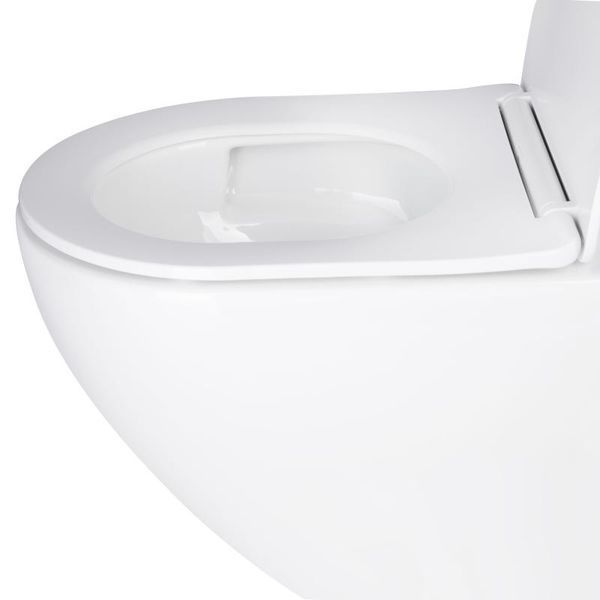 Унітаз підвісний Qtap Robin Mew безобідковий з сидінням Soft-close QT1333046EUQW SD00050601 фото